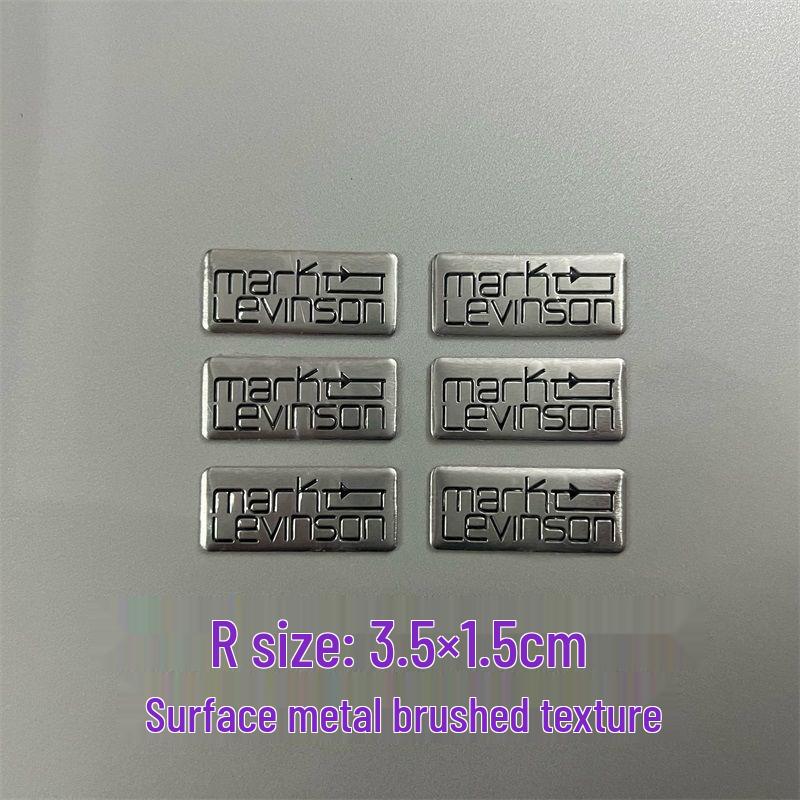 Dekorative Metallaufkleber für Auto-Audio-Lautsprecher von Bose, Harman Kardon, JBL.