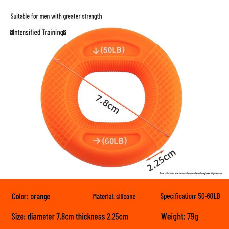 Silikonový kroužek s dvojitou pevností - Pomůcka pro aktivitu prstů a fitness