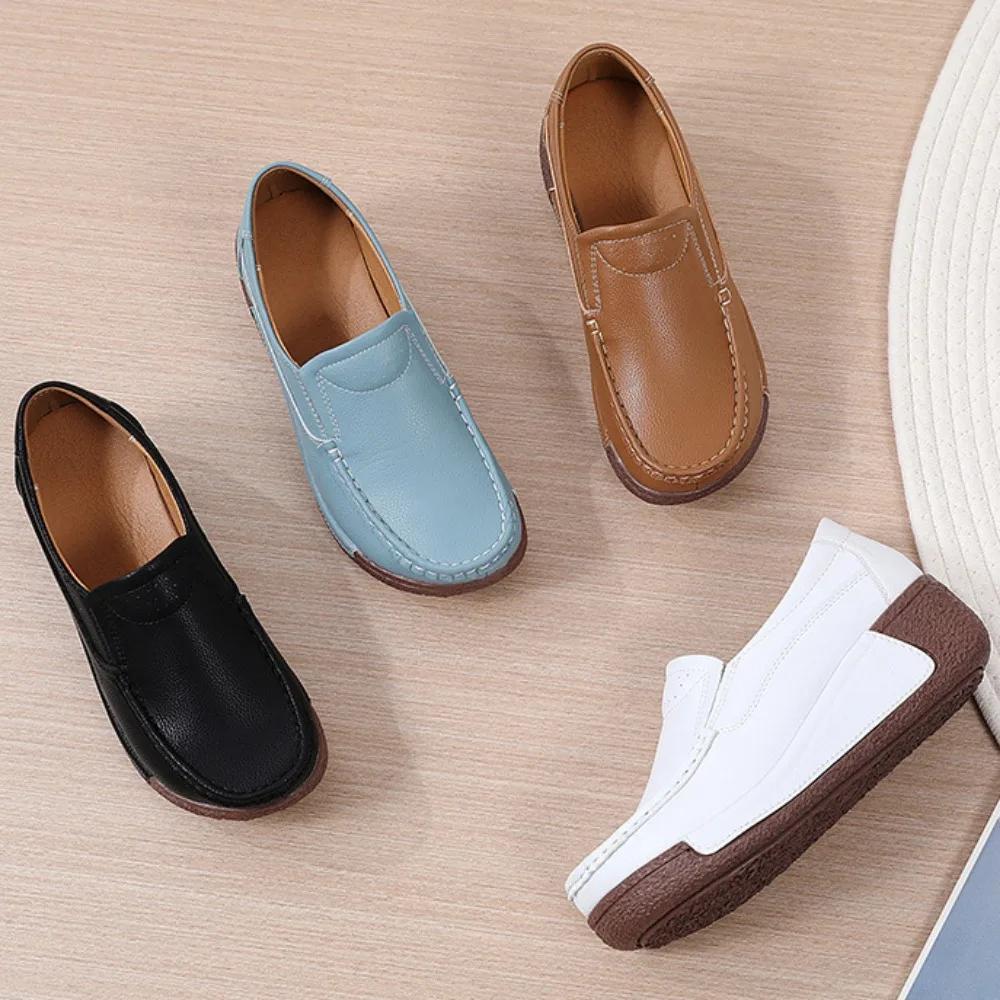 Fashion Sneakers Women 2025 Spring New Sports Shoes Korean Edition Thick Soled Shoes Woman Singles Shoes Mom's Shoe Casual Womens Shoe