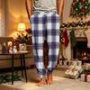 Men's Pajama Pants with Pockets Tapered Pants Christmas Print
