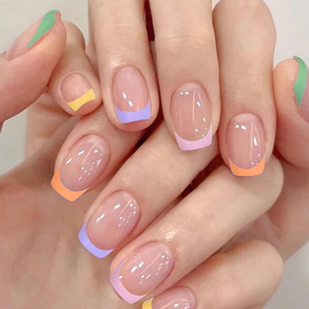 Abnehmbare Nagelkunst-Sticker im europäischen und amerikanischen Stil - Einfache, tragbare künstliche Nägel