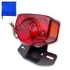 Wellvie Classy Motorcycle Taillight for Classic Bikes CB400 CB750 CB250T 12V with License Plate Light - Custom Aftermarket Part [Parallel Import]
