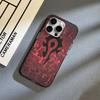 W-World Of W-Warcraft Game Retro Corrugated Pattern For IPhone 17 16 15 14 13 12 11 16 Pro Max Plus Pro Non-slip Phone Cover
