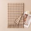 Classic Houndstooth Scarf Women Long Wrap Shawl Vintage British Style Warm Winter Accessory