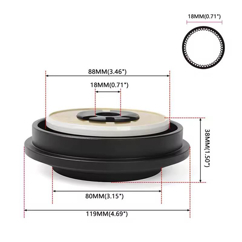 Toyota/Lexus Steering Wheel Adapter - 121H