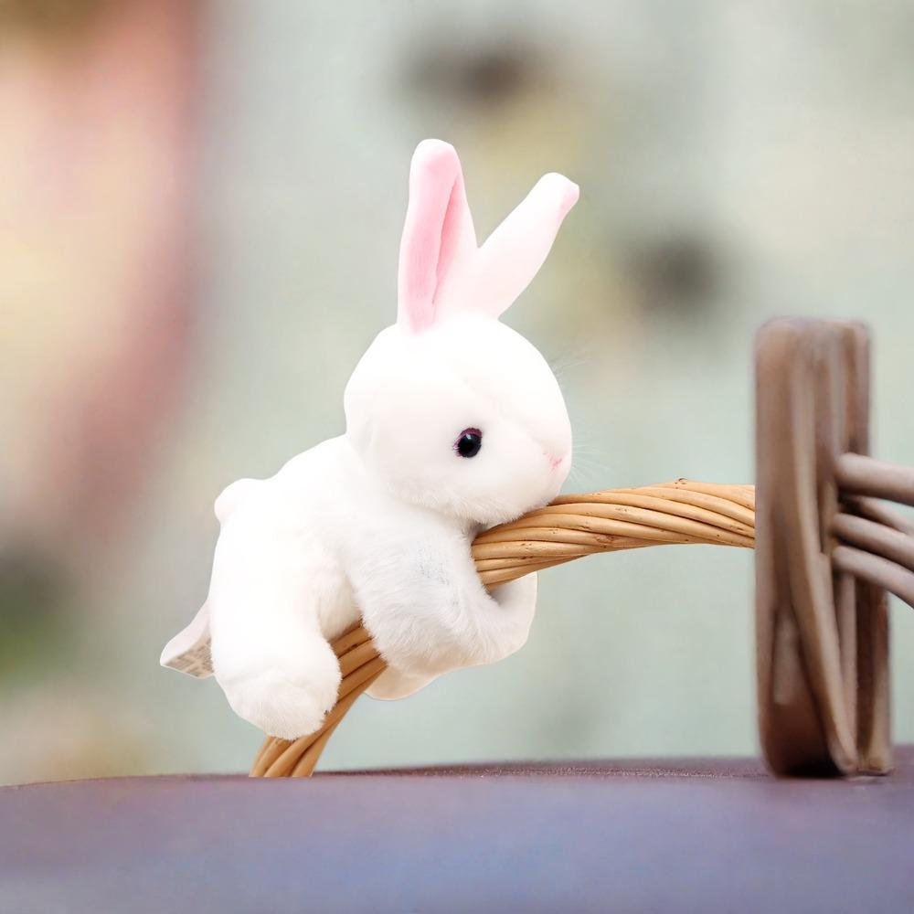 Rabbit Stuffed Animals Slap Bracelets for Kids Plush Animal Slap Snap Bracelets Bulk Bunny Wrist Bands Party Favors Gifts