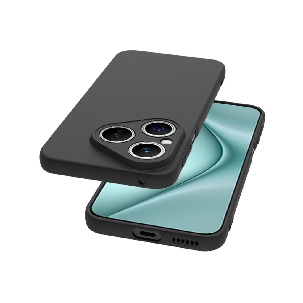 Applicable To Huawei, Enjoy 90ProMax Black Matte Mobile Phone Case Hi Enjoy 80 5G All-inclusive TPU Sweat-proof Case