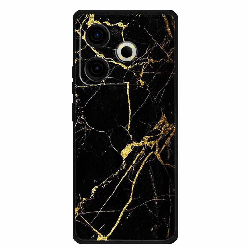 Phone Case For Tecno Pova6 Neo TPU Back Coque for Pova 6 Neo Marble Colour Soft Cover Protective Funda Luxury Silicone Shell