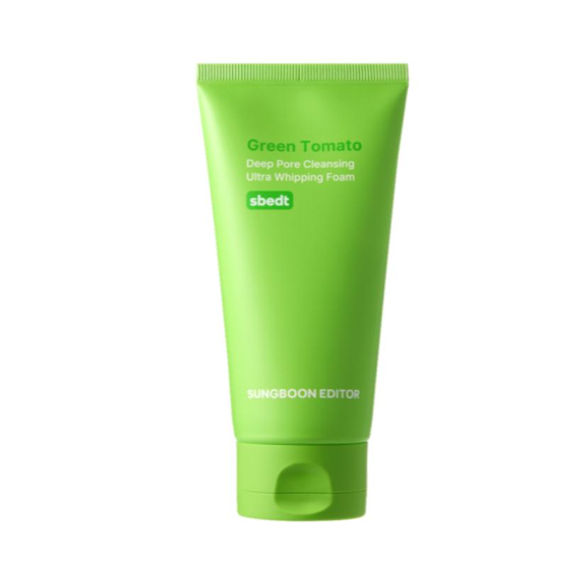 

Sungboon Editor Green Tomato Deep Pore Cleansing Ultra Whipping Foam 120g Sebum & Blackhead Care