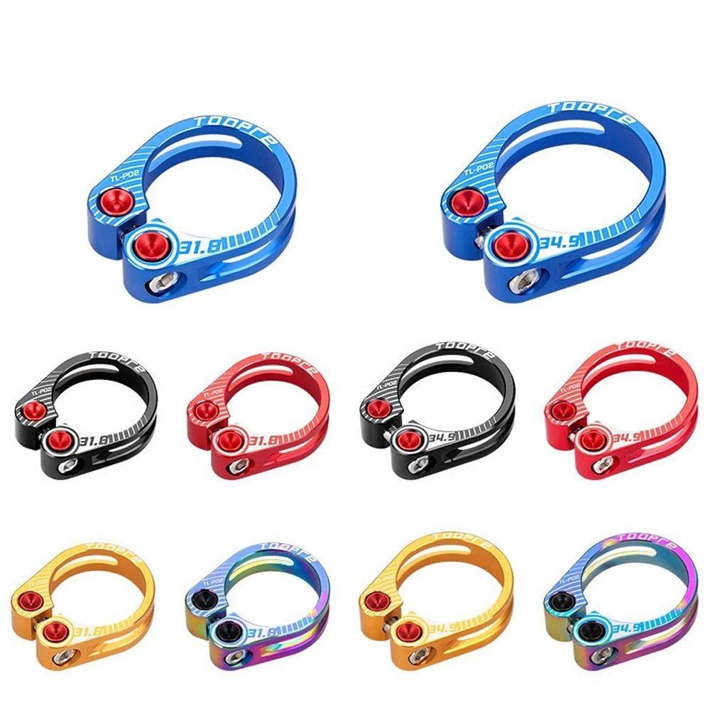 

Seatpost Clamps Bicycle Seat Clamp Quick Release Clamp Aluminum Seat Tube Bike Seat Post Clamp