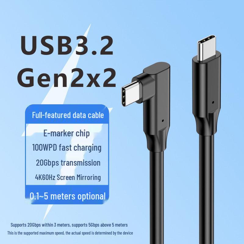 USB 3.2 To Type-C Gen 2 Data Cable for Mobile Drives & iPad/Phone To Computer Connection