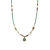 Natural Stone Freshwater Pearl Necklaces For Women Fashion Sexy Green Water Droplet Pendant Collarbone Chain Jewelry Gifts