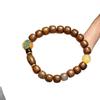 Exquisite Carved Agarwood & Imitation Beeswax Bracelet for Women