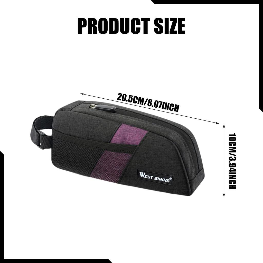 Bag with Mesh Side Pockets for Road And Mountain Bikes, Professional, Quick-release,