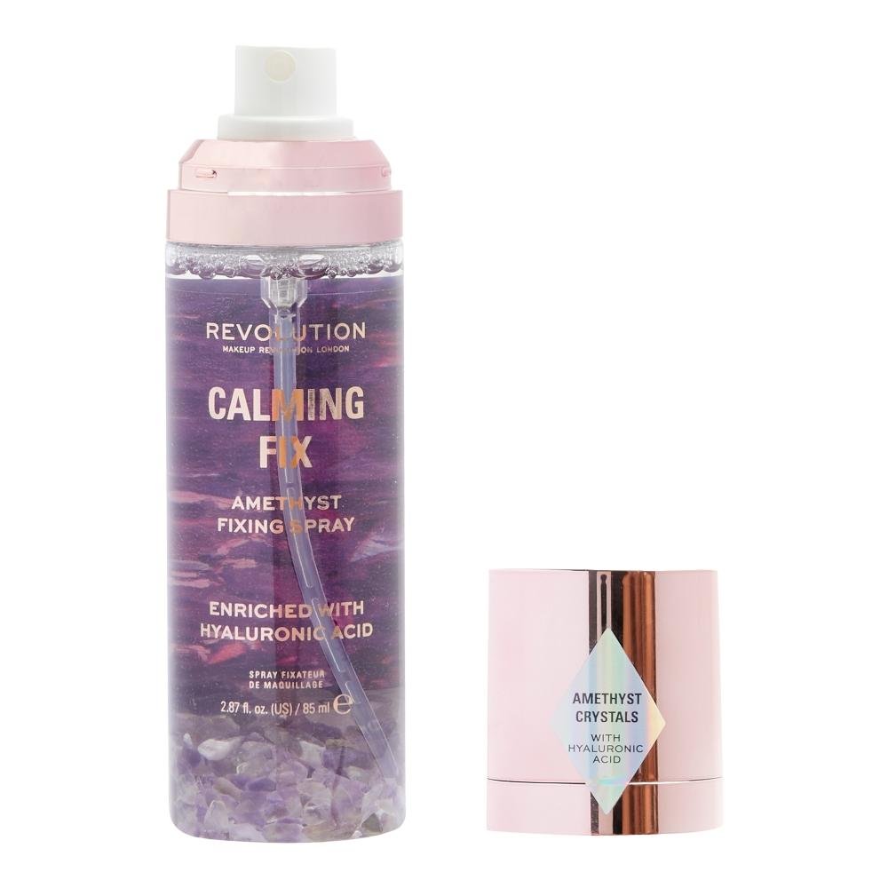 

Makeup Revolution Crystal Aura Фиксирующий спрей Успокаивающий Fix 2,87 унции