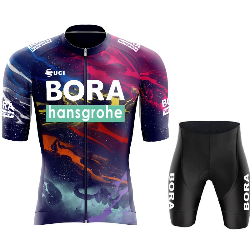 Mens Cycling Clothes Uniform Complete 2025 Men's Pants Gel Bicycle Equipment Jersey Man Summer Clothing Mtb Shorts Set