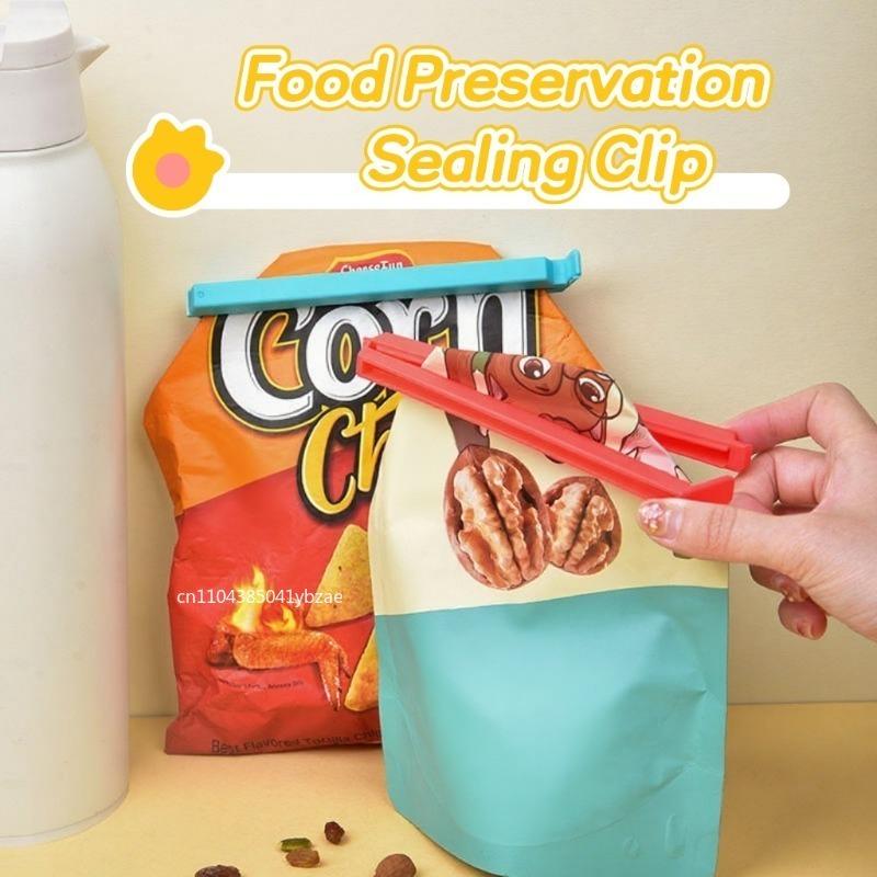 Food Sealing Clips Storage Portable New Kitchen Accessories Food Snack Seal Sealing Bag Clips Sealer Clamp Plastic Tool