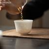 Chinese Style  Iced Jade Porcelain Tea Cup Master Cup High-end Handmade Tea Cup Kitchen Accessories Kung Fu Tea Wedding Gift