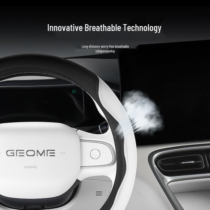 Geely Vision Lenkradbezug - Nappaleder, Rutschfest, Ganzjahres, Universelle Passform