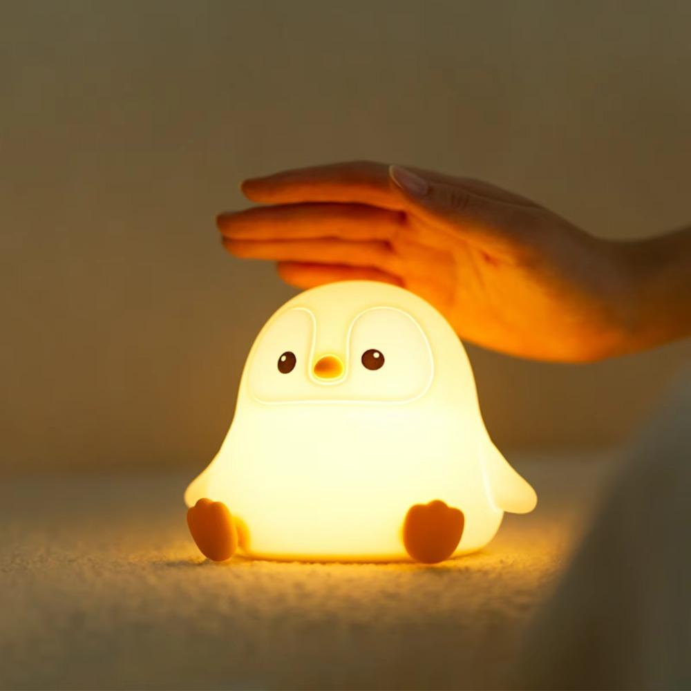 2 Levels Dimmable Penguin Nursery Night Light Timing Function Dorm Decor lamps  for Kids