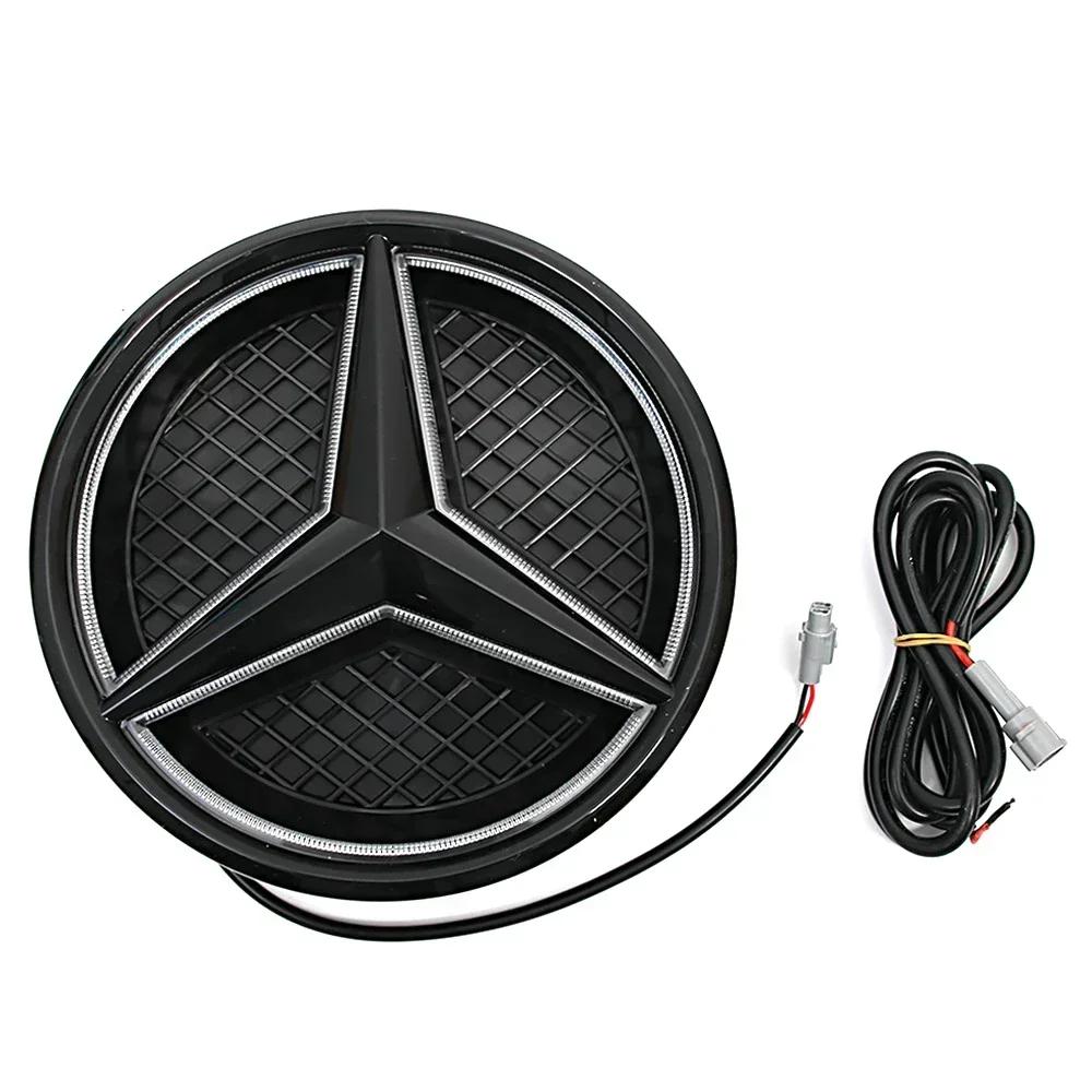 C200 E200 For Mercedes Benz Car Front Grilled Star Emblem LED Illuminated Logo White Blue Red Ligh for Mercedes Benz W166 X205 G