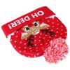 Stylish Luminous Light Up Christmas Hat Knitted Hat for Adult Children Christmas DecorationsType 3