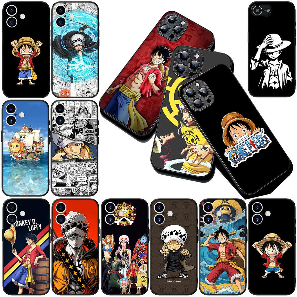 Trafalgar D Water Law One Pieces Luffy Phone Case for Apple iPhone 17 16 14 15 Plus Pro Max 16E ProMax + 15Plus 15+ 16+ Cover