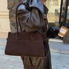 TR Tragetasche große Kapazität Pendler-Handtasche Wildleder Damen-Tasche Umhängetasche einfache vielseitige Schultertasche 2025