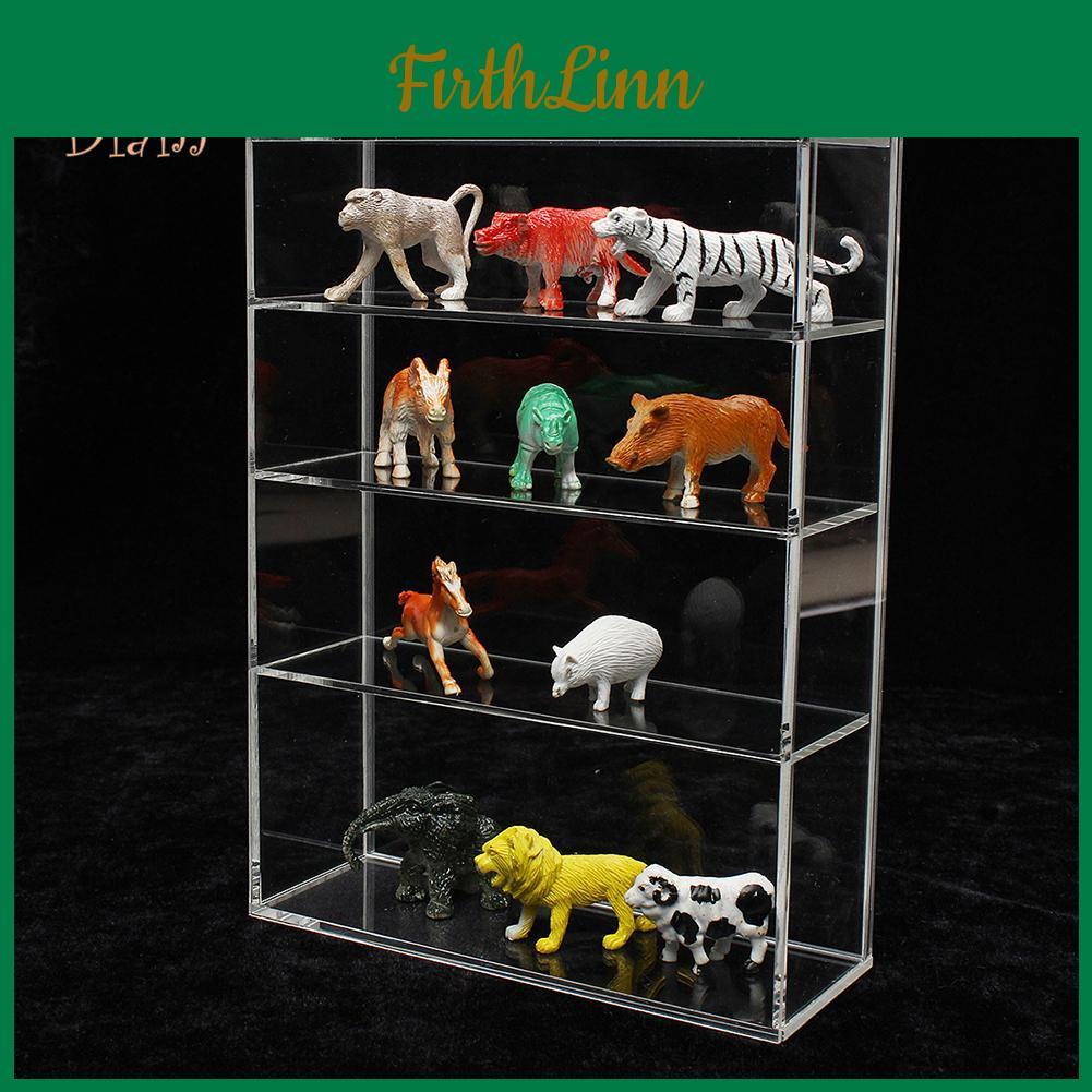 Acrylic Door Sliding Fourlayers Sbs Display Box Show Case For Mini Perfume Bottle