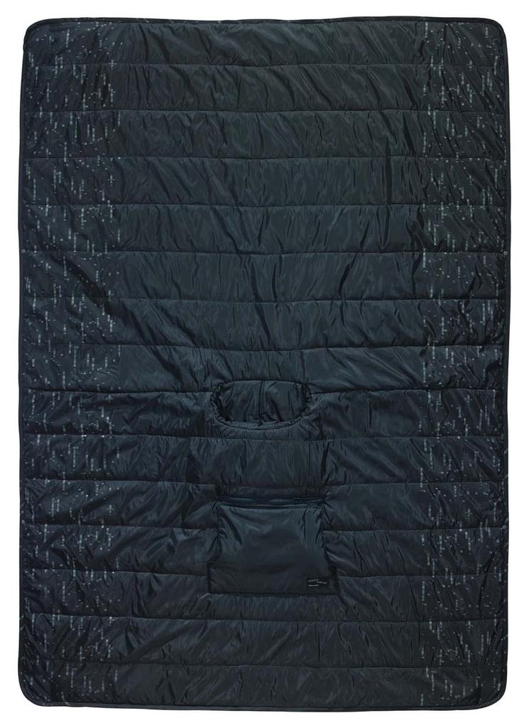 THERMAREST Honcho Black Hooded Blanket for Outdoor 200 x 142 cm Japanese 30250 Poncho, Forest, Camping, (Official Product),