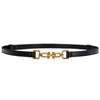 Belt, Veterinary Leather Black Decorative Winter Belt with Blazer Waistband Fashionable and Versatile Genuine Leather Belt
