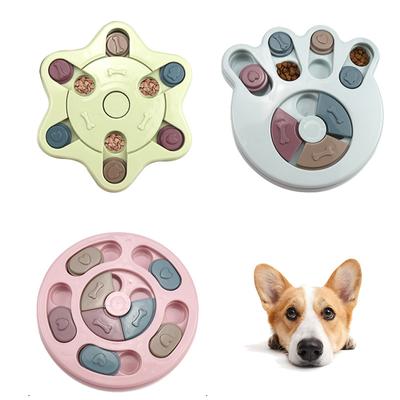 Dog Accessories Puzzle Interactive Toy for Puppy IQ Stimulation,Feed Distribution Bowl Treat Dispenser for Pet Fun Supplies
