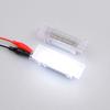 Trunk Boot Lamps 2 Pack for Fiat 500 500X 500L For Panda Punto Linea Stilo Idea Grande Punto 2003-2025 white plastic