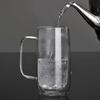 400ML Double Wall Glass Mug Ice Cola Glasses Coffee Mugs Beer Whiskey Tumbler Juice Cup Drinking Glasses