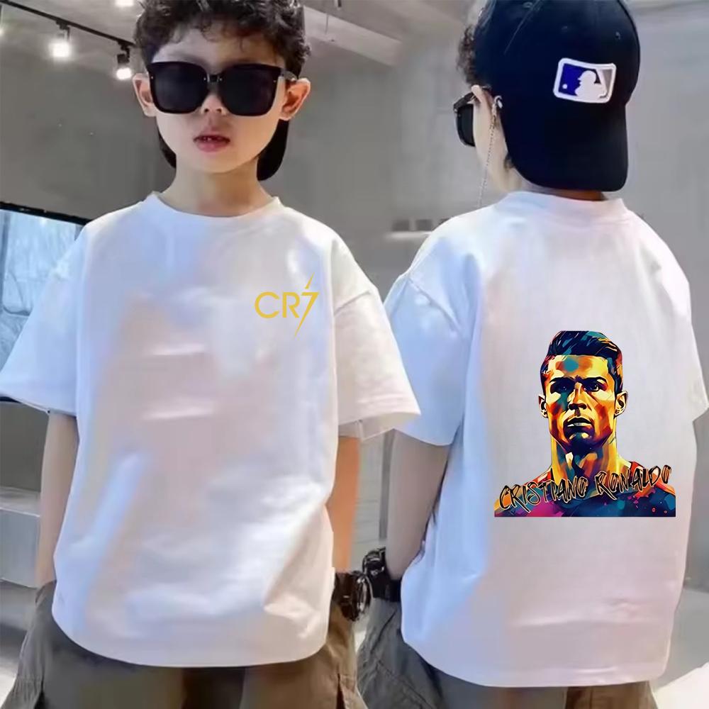 Summer sports children's T-shirt boys and teenagers casual fashion short sleeved children's idol clothing sports T-shirt