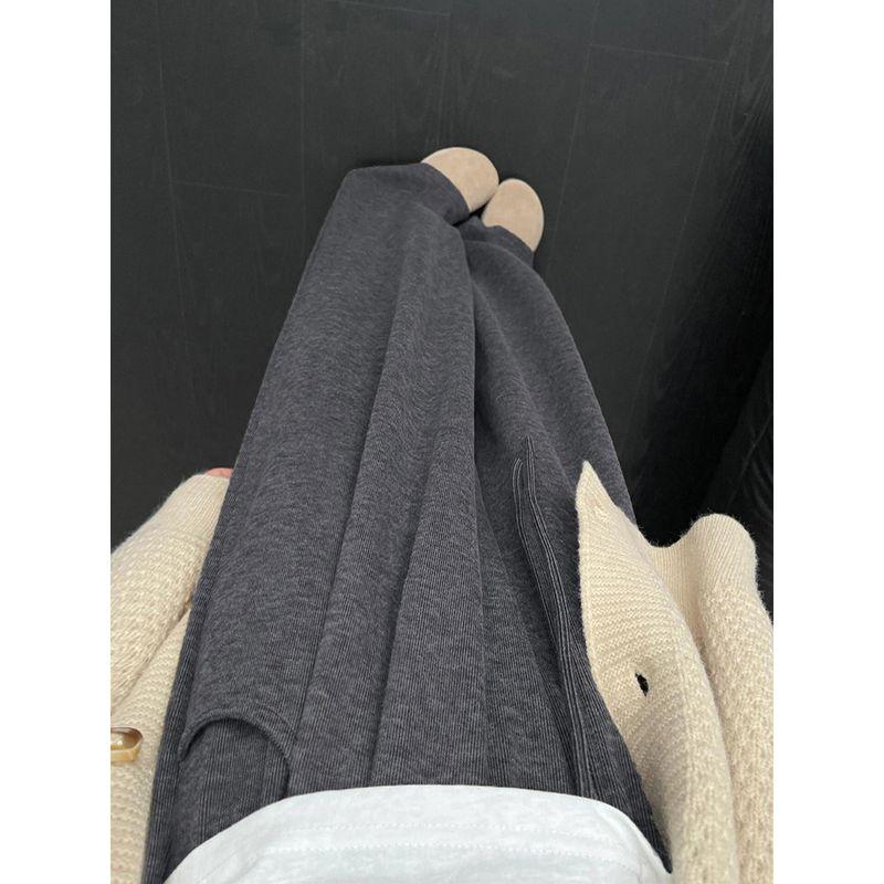 Glutinous Rice Casual Pants for Women, New Summer Style for Plus-Size Girls, Pear-Shaped Body, High-Waisted, Loose-Fitting, Slimming Wide-Leg Pants