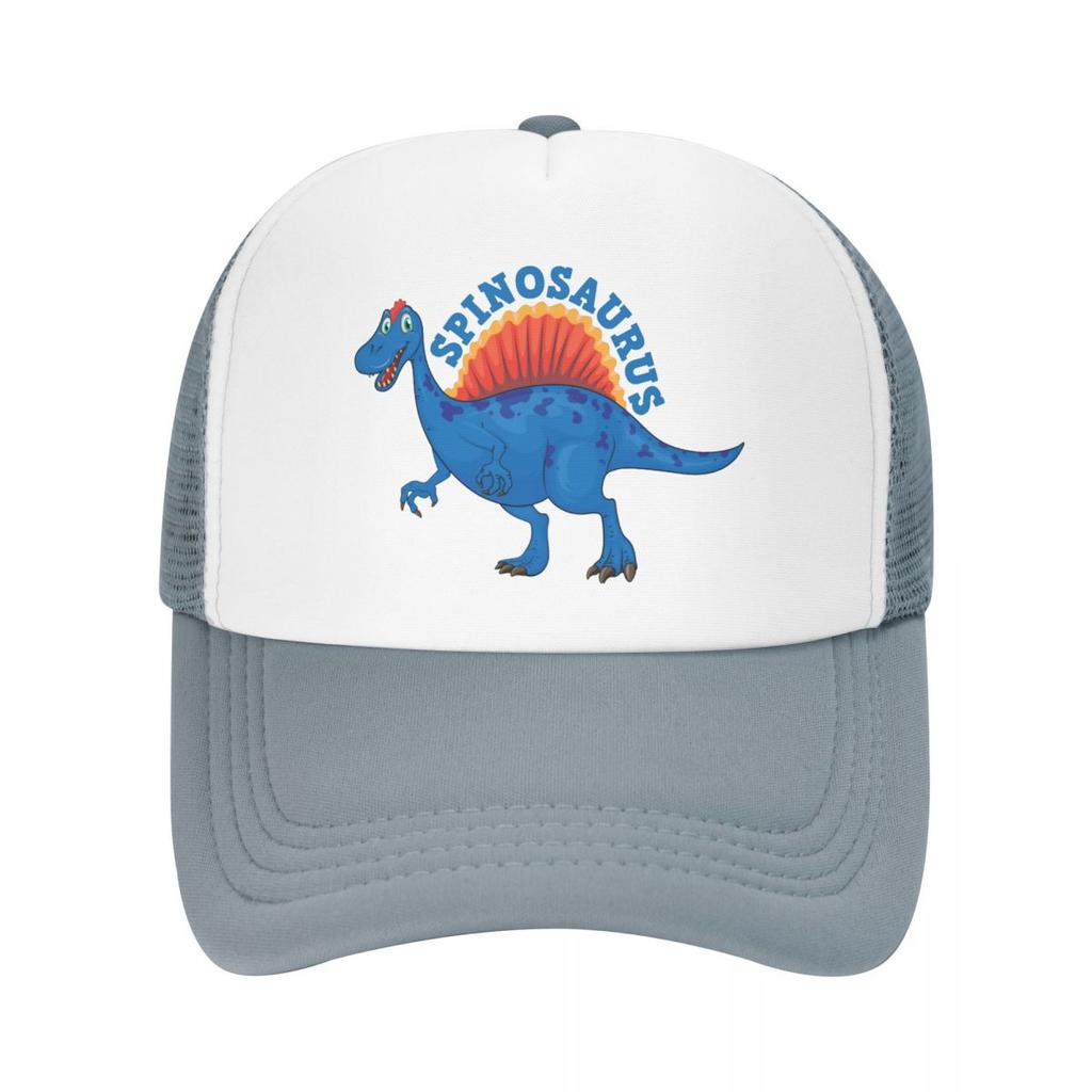 Dinosaur Spinosaurus Trendy Baseball Caps Mesh Hats Summer Fashion Unisex Women Caps