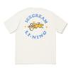Li Ning X Icecream Collaboration Heartbreaker Series Round Neck Loose Casual Sports Short Sleeve T-Shirt Unisex T-Shirt Off-White AHSU733-1