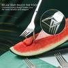 2 In 1 Portable Watermelon Slicer Fork Stainless Steel Multi-function Melon Fruit Divider Cutter Knife Vegetable Kitchen Tools