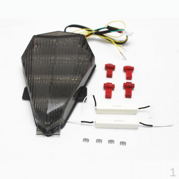 Smoke Lens Tail Brake LED Stop Turn Signal Light for 2006-2007 yzf-r6