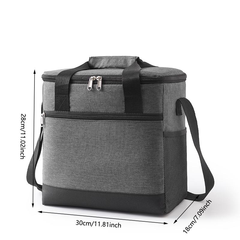 New Large Capacity Oxford Cloth Lunch Bags For Women Men Portable Tote Shoulder Cooler Box Outdoor Travel Picnic Bags