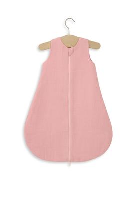 Rounded Muslin Sleeping Bag for Children S 0-6 Months Summer TOG 1.0 - Pastel Pink