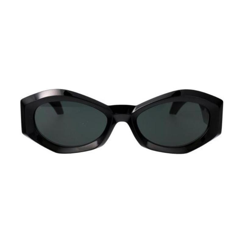 Versace Logo Injection Irregular Sunglasses Women's Black 17384505 0VE4466U GB1 87 black-Black 54