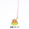 Hobbix Bead Kyoto Bird Purse Rosy x 3cm x Kit, Netsuke, Lovebird, 2.5cm 11cm, PB-308