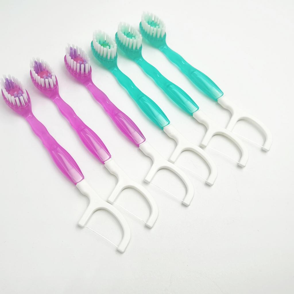 5-In-1 Travel Toothbrush Set Disposable Toothbrushes Portable for Teeth