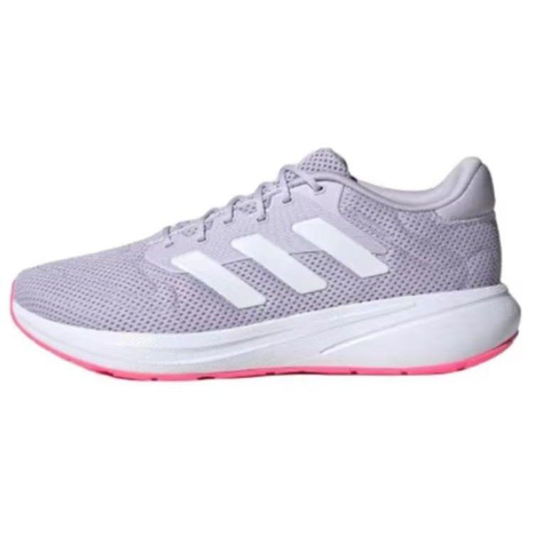 

Adidas Response Comfortable Durable Breathable Low-Top Running Shoes Unisex Sneakers Purple White IE3002 44⅔