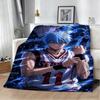 New K-Kuroko No B-Basket Cartoon Game 3D Flannel Blanket Soft Throw Blanket Art For Home Decor Bedroom Bed Sofa Picnic Fans Gift