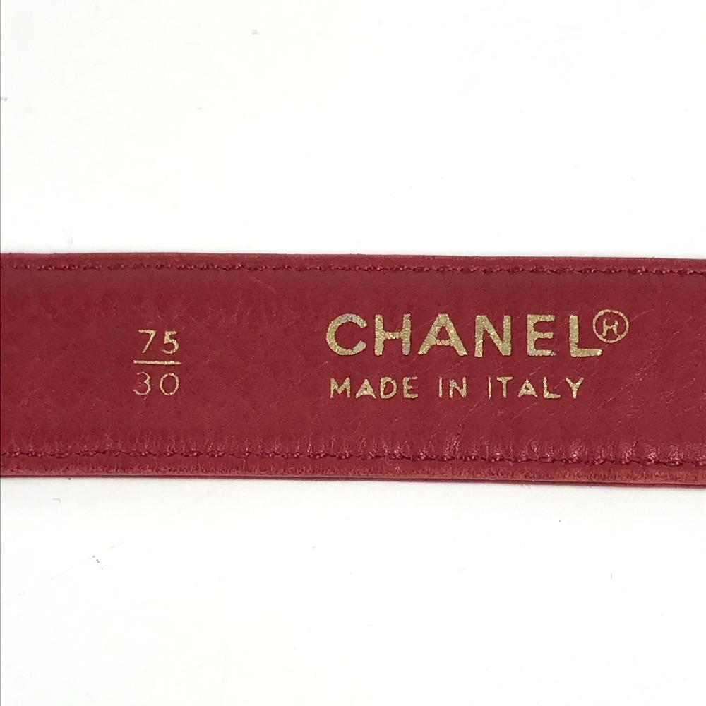 CHANEL vintage Big CC logo CC Mark Bag, belt bag, body bag Waist Pouch Red