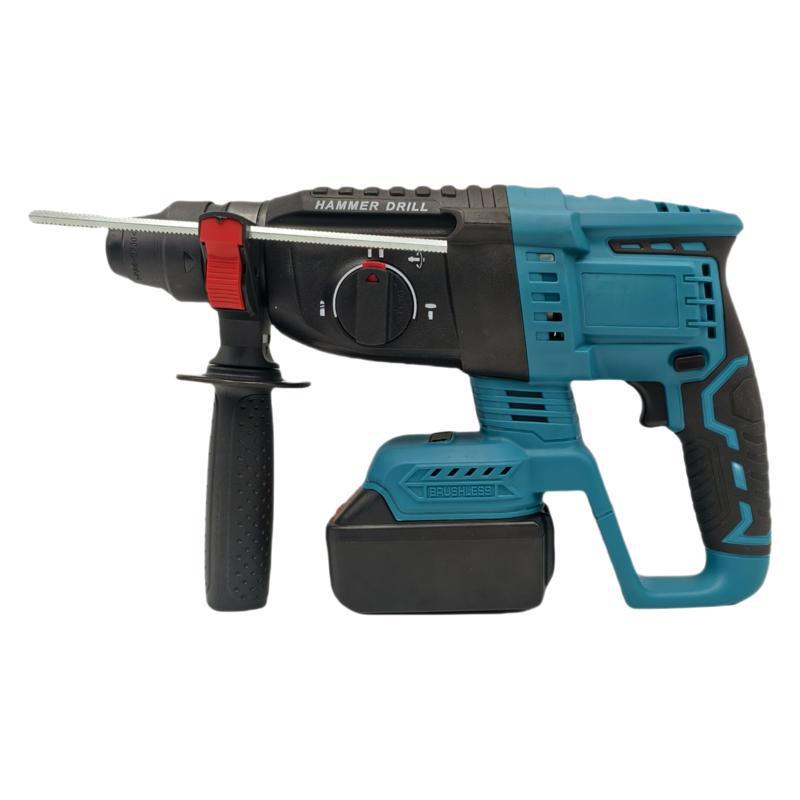 High-Power Rechargeable Brushless Demolition Hammer—Lightweight, Multi-functional Industrial Electric Pickaxe Tool, 26 lb.