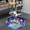 1pc Robot Office Round Area Rug,  Mat Suitable For Office, Under Office Chairs Bedroom Living Room Home Decor, Room Deco